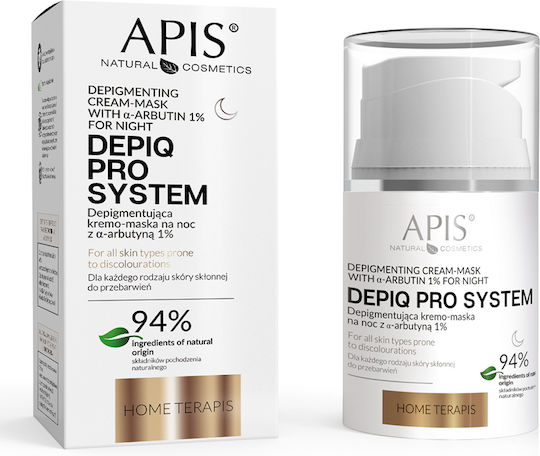 Apis Natural Cosmetics Μάσκα Ομορφιάς Προσώπου Νύχτας Με Νιασιναμίδη 50ml