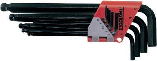 Teng Tools Сет от 9 Allen ключа във форма L