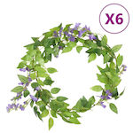 vidaXL Christmas Decorative Flower 6pcs