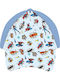 Summertiempo Kids' Hat Jockey Fabric Sunscreen Blue