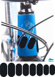 Set de acoperire pentru cadru Lizard Skins Patch Carbon Skins, 8 bucăți, transparente, nou Lzs-lbpds100
