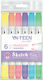 interDRUK Zeichenmarker Pastel