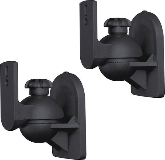Techly Speaker Stands in Black Color