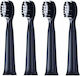 Vitammy Tip Harmony Sonic Electric Toothbrush Replacement Heads Black 4 Pieces