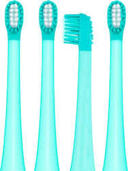 Vitammy Tip Dino Blue Sonic Toothbrush 4 Pieces