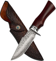 Blade Messer Braun mit Klinge aus Stahl in Hülle