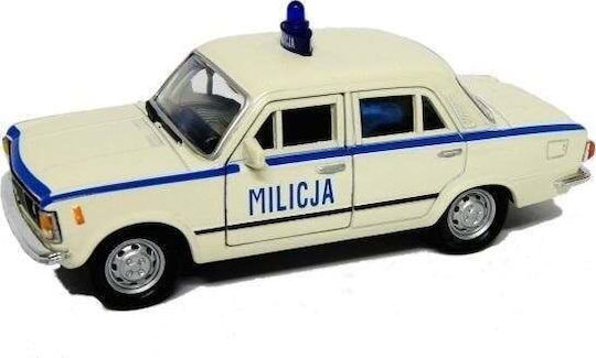 Welly Fiat Modele statice Figurină de Modelism Mașină Albă la Scară 1:39