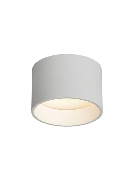 VK Lighting Outdoor Ceiling Light with Integrated LED in White Color 75169-060721