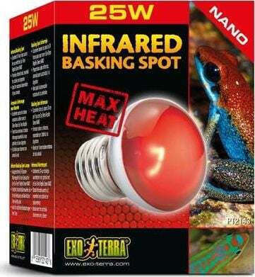 Exo Terra Infrared Basking Spot Лампа за Терариум за Рептили 25W