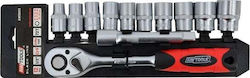 AWTools AW39013 Καστάνια με Καρυδάκια 1\2" 12τμχ AWTools AW39013 Καστάνια με Καρυδάκια 1\2" 12τμχ