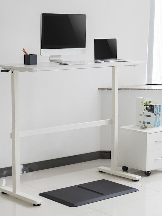 Γραφείο Er-401 W Ξύλινο White 140x60x70εκ.