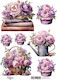 Maja's Memories Hârtie de orez Decoupage Purple