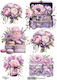 Maja's Memories Hârtie de orez Decoupage Purple