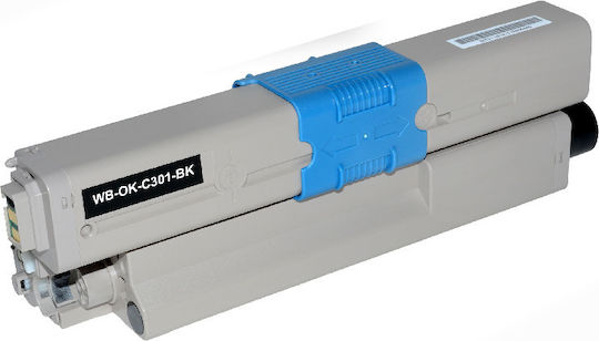 Kompatibel Toner für Laserdrucker OKI 44973536, C301 2200 Seiten Schwarz
