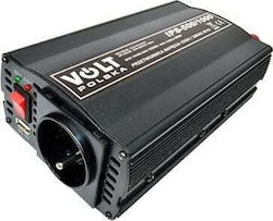 Volt Polska Inverter Αυτοκινήτου Τροποποιημένου Ημιτόνου 1000W για Μετατροπή 12V DC σε 230V AC