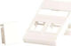 Lanview Switch Frame in White Color LVN126097