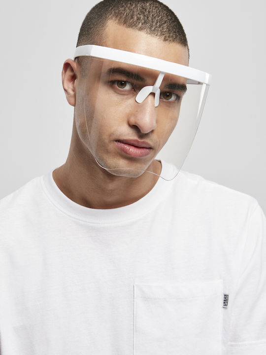 Urban Classics Unisex Sunglasses with White Plastic Frame and Transparent Lens TB4299-03180