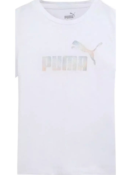 PUMA Tricou pentru copii White Summer