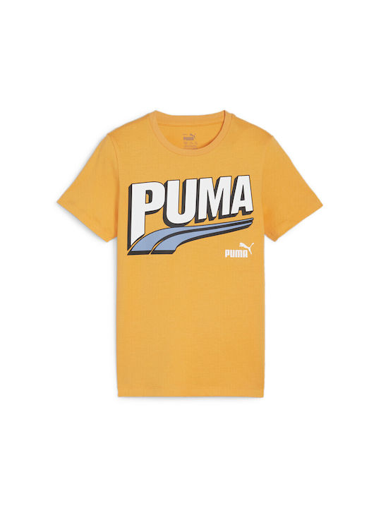 Puma Παιδική Μπλούζα Κοντομάνικη Clementine
