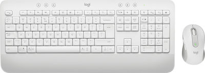 Logitech Signature MK650 Kabellos Tastatur & Maus Set Englisch US Weiß