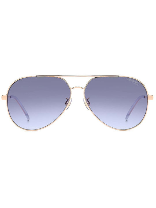 Carrera Ochelari de soare cu Aur Din metal Rame și Violet Ochelari de soare Lentilă 3005/S LKS/GB