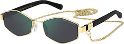 Marc Jacobs Sunglasses Gold With Metallic Frame Marc Jacobs Sunglasses Gold With Metallic Frame