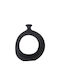 InTheBox Decorative Vase Abstract Circle Black 25.5cm