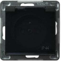Kontakt-Simon Single Walled Power Socket Waterproof Brown