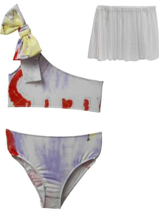 Two In A Castle Kinder Badeanzug Bikini Colouria Grafitti