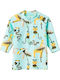 Name It Kinder Badeanzug Rashguard Blue Tint