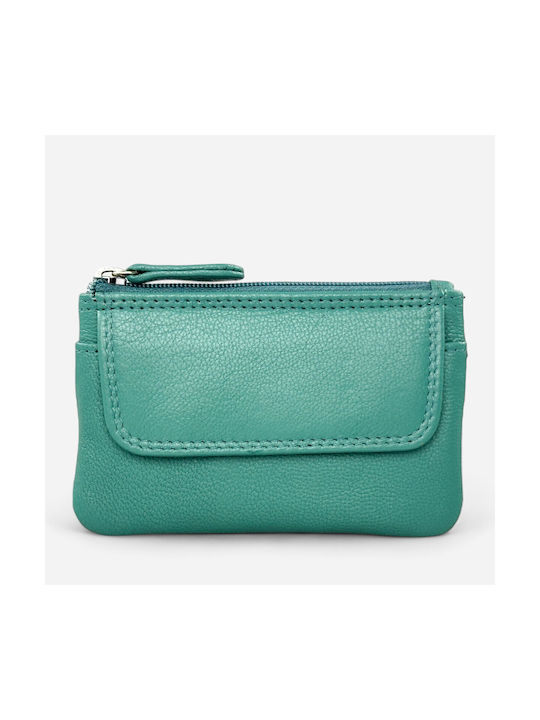 Forest Large Leather Women's Wallet Green