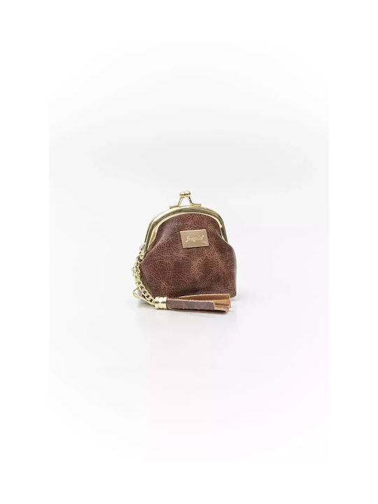 Fragola Small Women's Wallet Coins Tabac Brown