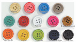 Faitakis Pack Wooden Buttons 450pcs