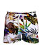 Herren Badebekleidung Shorts White mit Mustern