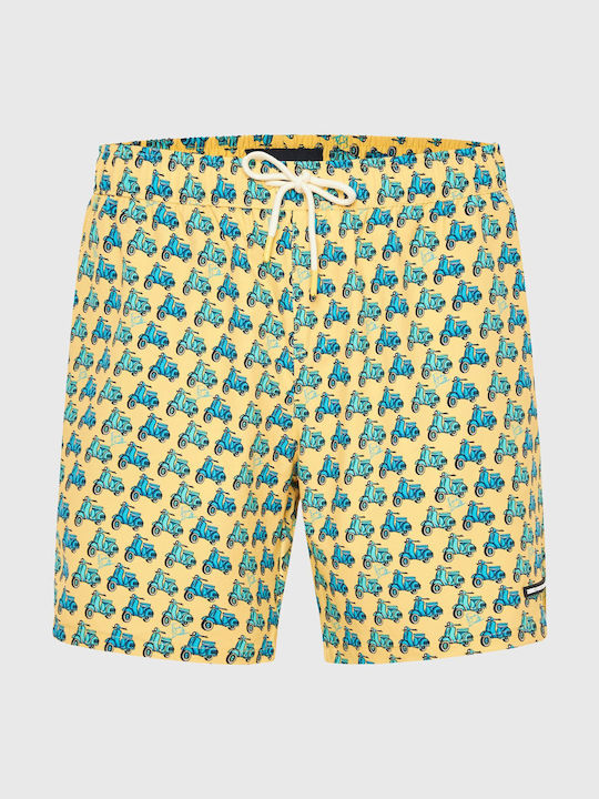 Funky Buddha Men's Swimwear Shorts Yellow