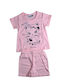Galaxy Kinder Schlafanzug Sommerlich Pink