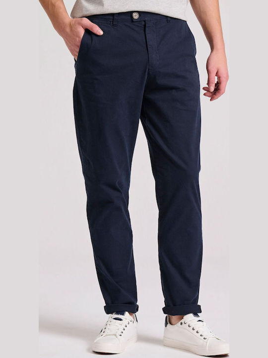 Trousers Chino in Tapered Line Navy Blue