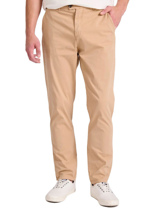 Παντελόνι Chino σε Tapered Γραμμή Μπεζ