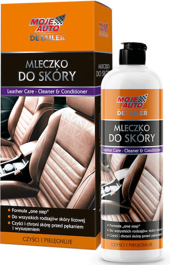 Moje Auto Lichid De Curățare și Strălucire Pentru Piese Din Piele Auto 500ml