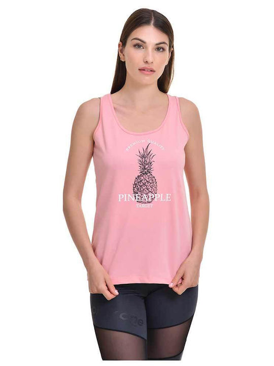 Target Γυναικεία Μπλούζα Αμάνικη Ροζ