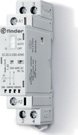 Finder Siguranță automată 25A AC/DC 22.32.0.230.4440