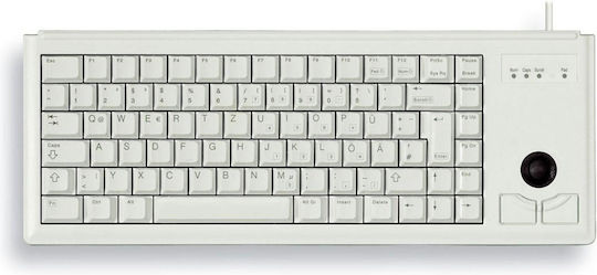 Cherry G84-4400 Πληκτρολόγιο με Touchpad Αγγλικό US Λευκό