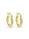 Earrings Hoops made of Gold 9K