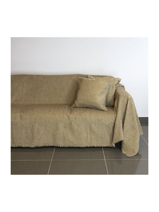 Armchair Throw 300x180cm Coffee