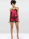 Dkaren Summer Babydoll Burgundy Brenda