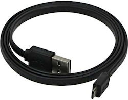 Neutralle Regular USB 2.0 σε micro USB 0.3m Μαύρο
