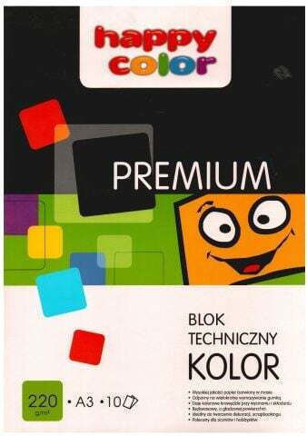 Happy Color Printing Paper A3 220gr/m² 10 sheets Multicolour