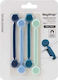Bluelounge BLUMW4-BAST Kabelclips-Organizer 4Stück Blau