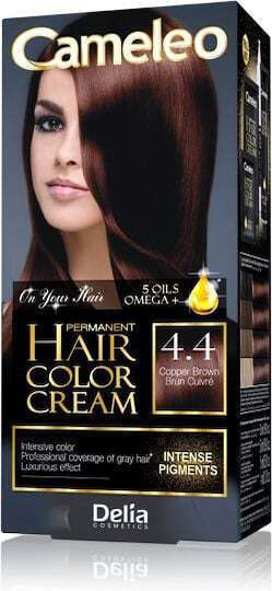 Delia Cosmetics Βαφή Μαλλιών 4.4 Copper Brown 50ml