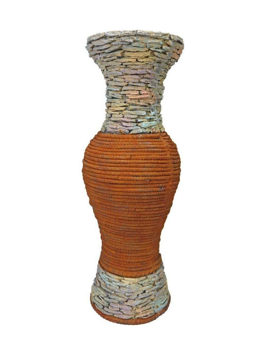 Saska Garden Διακοσμητικό Βάζο Δαπέδου Γυάλινο Φ23xΥ63.5cm